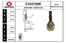 Sada kloubů, hnací hřídel EAI CV22108K