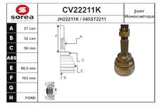 Sada kloubů, hnací hřídel EAI CV22211K