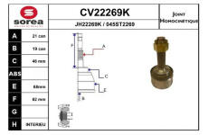 Sada kloubů, hnací hřídel EAI CV22269K