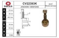 Sada kloubů, hnací hřídel EAI CV22393K