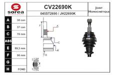 Sada kloubů, hnací hřídel EAI CV22690K