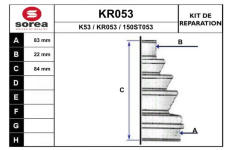 Sada měchů, hnací hřídel EAI KR053