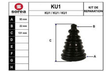 Sada měchů, hnací hřídel EAI KU1