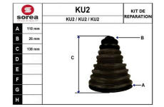 Sada měchů, hnací hřídel EAI KU2