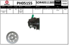 Hydraulické čerpadlo, řízení EAI PH05155
