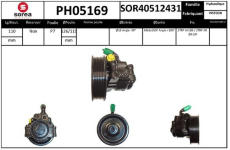 Hydraulické čerpadlo, řízení EAI PH05169
