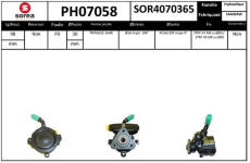 Hydraulické čerpadlo, řízení EAI PH07058