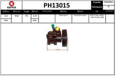 Hydraulické čerpadlo, řízení EAI PH13015