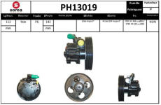 Hydraulické čerpadlo, řízení EAI PH13019
