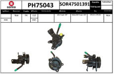 Hydraulické čerpadlo, řízení EAI PH75043