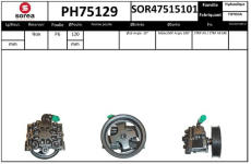 Hydraulické čerpadlo, řízení EAI PH75129