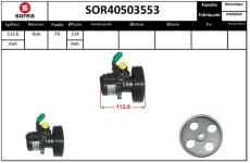 Hydraulické čerpadlo, řízení EAI SOR40503553