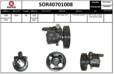 Hydraulické čerpadlo, řízení EAI SOR40701008