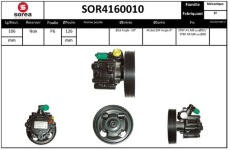 Hydraulické čerpadlo, řízení EAI SOR4160010