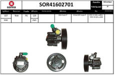Hydraulické čerpadlo, řízení EAI SOR41602701
