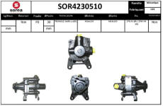 Hydraulické čerpadlo, řízení EAI SOR4230510