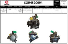 Hydraulické čerpadlo, řízení EAI SOR4520094