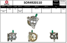 Hydraulické čerpadlo, řízení EAI SOR4920110