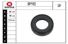 Těsnicí kroužek hřídele, diferenciál EAI SPY02