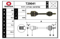 Hnací hřídel EAI T29041