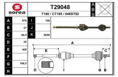 Hnací hřídel EAI T29048