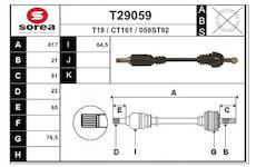 Hnací hřídel EAI T29059