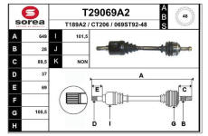 Hnací hřídel EAI T29069A2