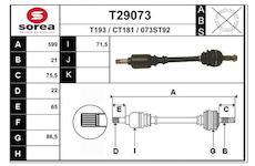 Hnací hřídel EAI T29073