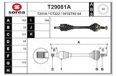 Hnací hřídel EAI T29081A