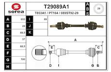 Hnací hřídel EAI T29089A1