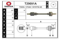 Hnací hřídel EAI T29091A