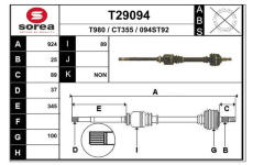 Hnací hřídel EAI T29094