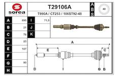 Hnací hřídel EAI T29106A