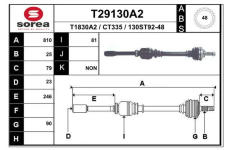 Hnací hřídel EAI T29130A2