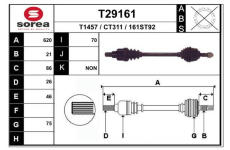 Hnací hřídel EAI T29161