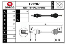 Hnací hřídel EAI T29207