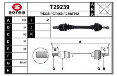Hnací hřídel EAI T29239