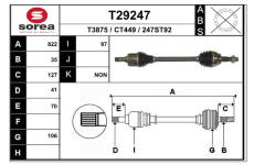 Hnací hřídel EAI T29247