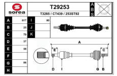 Hnací hřídel EAI T29253