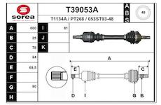 Hnací hřídel EAI T39053A