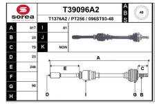 Hnací hřídel EAI T39096A2