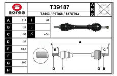 Hnací hřídel EAI T39187
