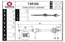 Hnací hřídel EAI T49186