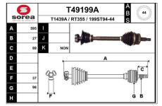 Hnací hřídel EAI T49199A