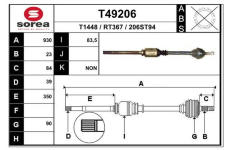 Hnací hřídel EAI T49206