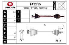 Hnací hřídel EAI T49215