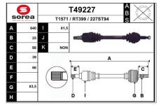 Hnací hřídel EAI T49227