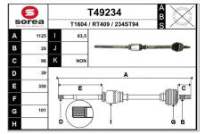 Hnací hřídel EAI T49234