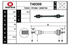 Hnací hřídel EAI T49309