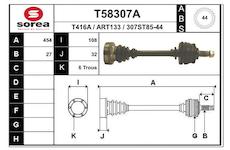 Hnací hřídel EAI T58307A